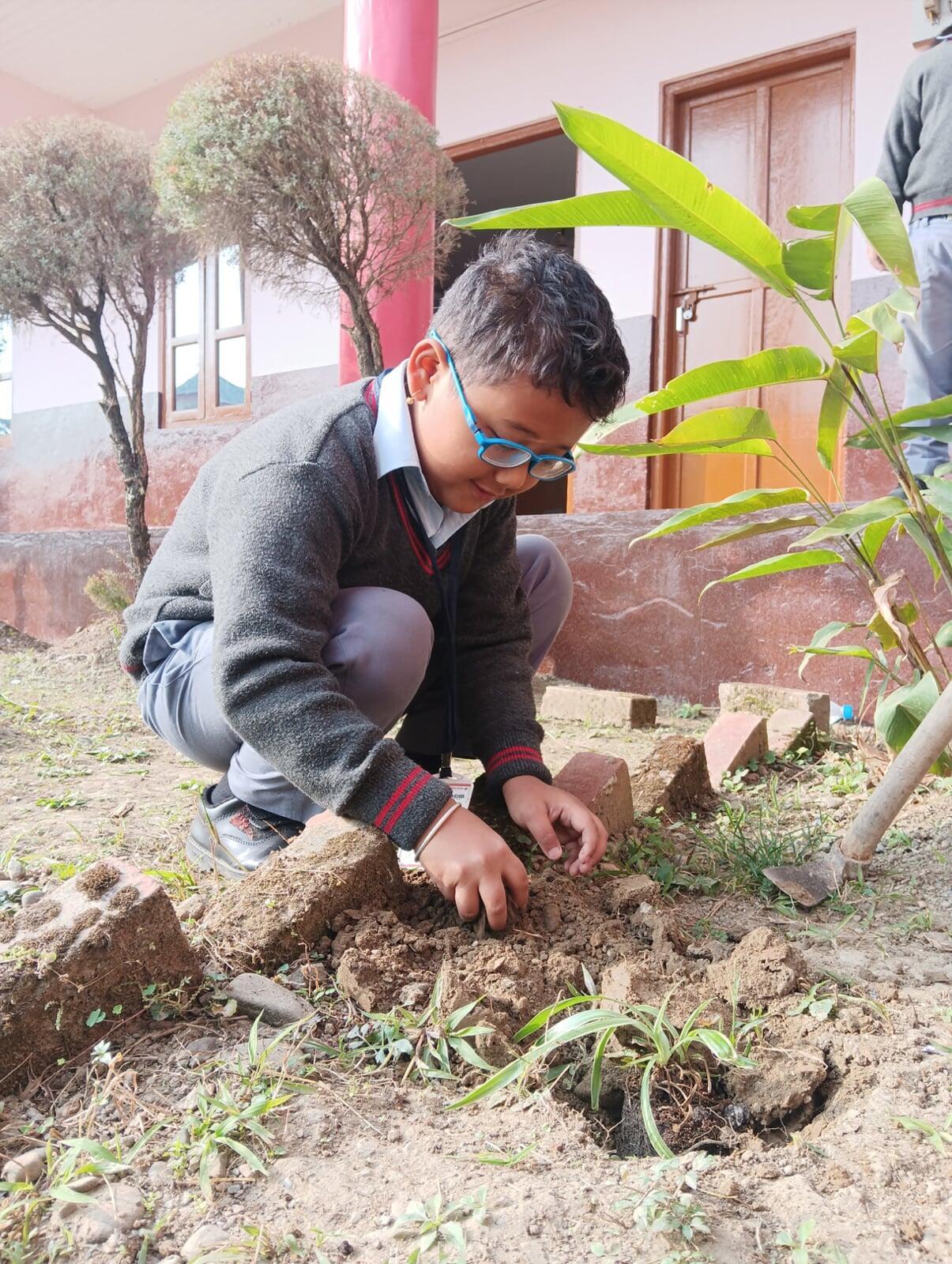 Students' Garden At Ramakrishna Mission School Imphal
